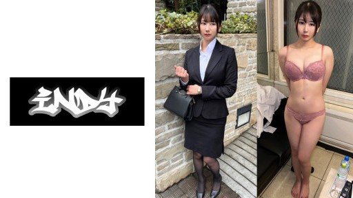 534IND-179 Face revealed [Personal shooting] A video of a poor office lady who has cut back on her living expenses_ Tearing off her black pantyhose and having ruthless creampie sex