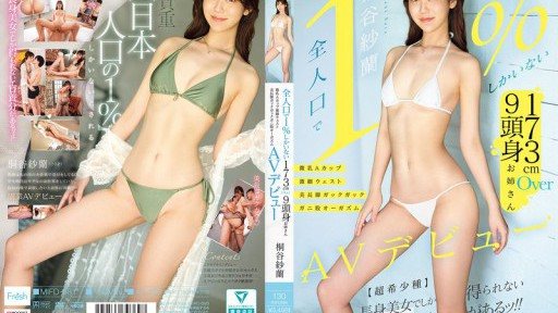MIFD-681 [Only 1% of the population] 173cm Tall, Over 9-Headed Woman With Small A-Cup Breasts, a Slim Waist, and Beautiful Long Legs - Shaking, Crouched Orgasms in Her AV Debut, Ki